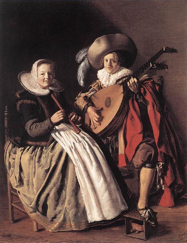 MOLENAER, Jan Miense The Duet ag oil painting picture